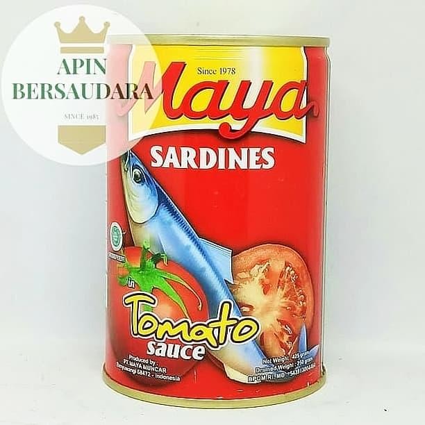 READY MAYA SARDEN SAUS TOMAT 425G - SARDEN SAUS TOMAT BESAR