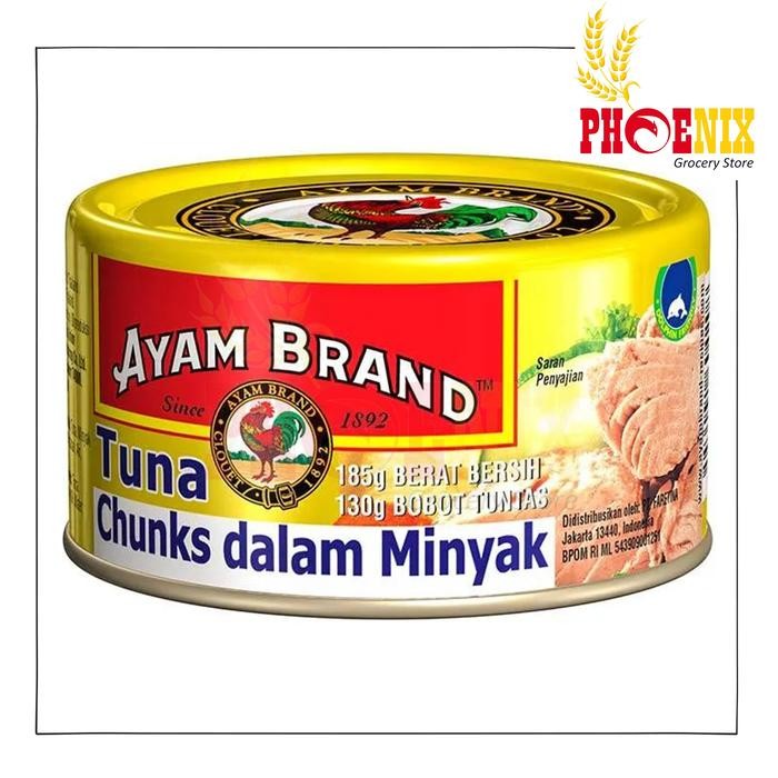 

READY AYAM BRAND TUNA KALENG MINYAK 150G - TUNA KALENG TERBAIK