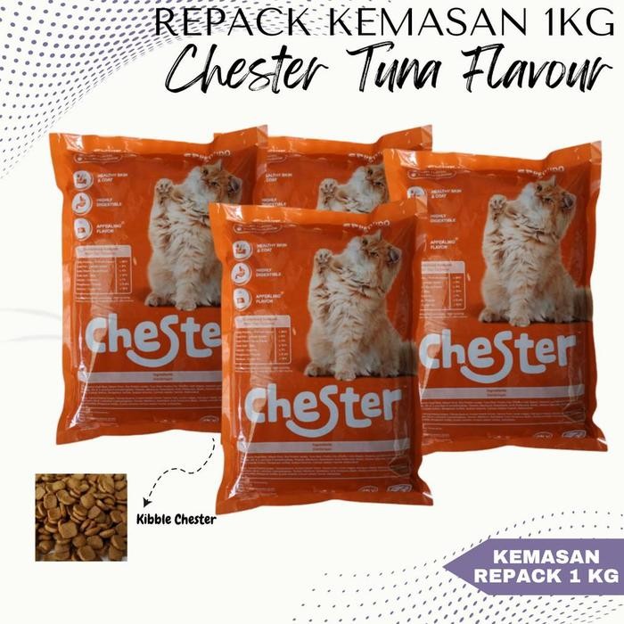 

READY PAKET HEMAT 5 PCS CHESTER TUNA ALL STAGE 800 GR - MAKANAN KUCING NUTRISI LENGKAP