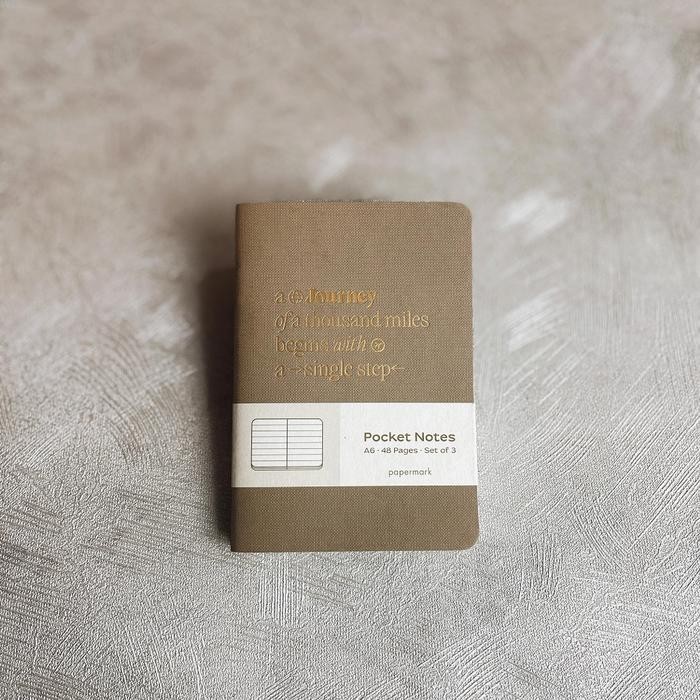 

Papermark Pocket Notes set of 3