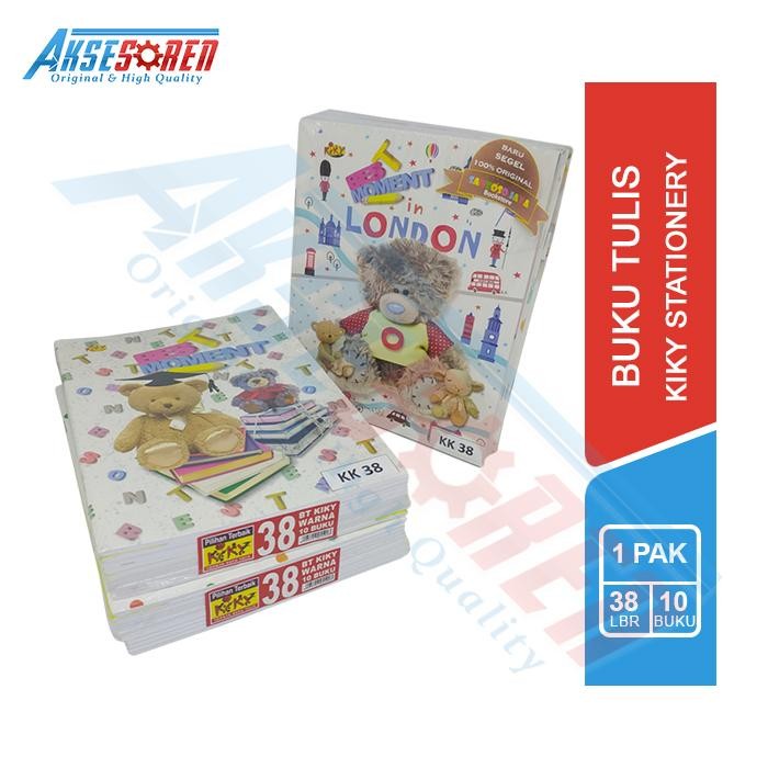 

Buku Tulis Sekolah Kiky [Isi 58 Lembar/10 Buku] / Write Book Kiki [1 Pack] Kertas Paper