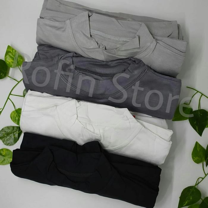 Gamis Manset Basic Rayon Premium/Gamis Manset Lengan Panjang