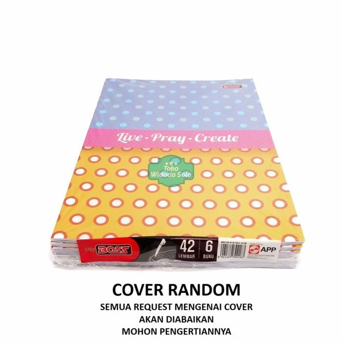

1 PACK (ISI 6) Buku Tulis Garis Big Boss Boxy 42 BB 340 MJ Garis Boxy Isi 42 LEMBAR Ukuran 18x25cm