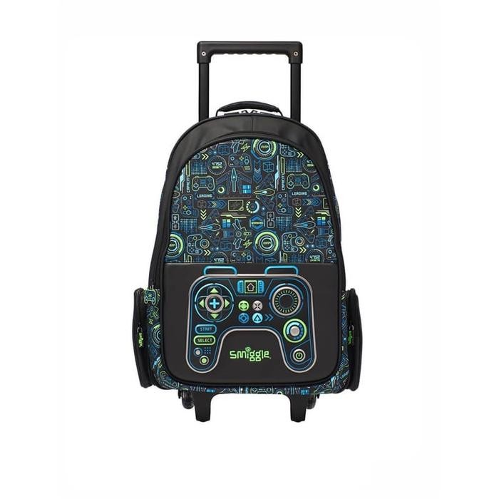 Jual Smiggle Backpack Trolley Virtual Game/New/Tas Koper Anak Cowok/hadiah