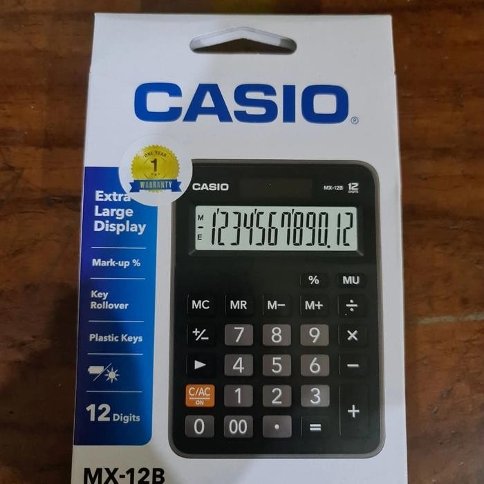 

Kalkulator Casio MX 12B Kondisi baru original