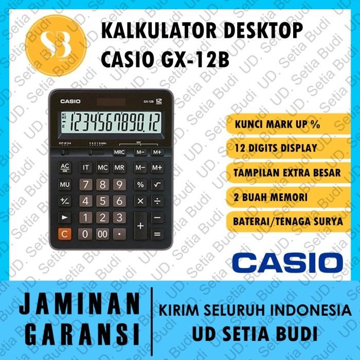 

Kalkulator Desktop Casio GX-12B Asli dan bergaransi