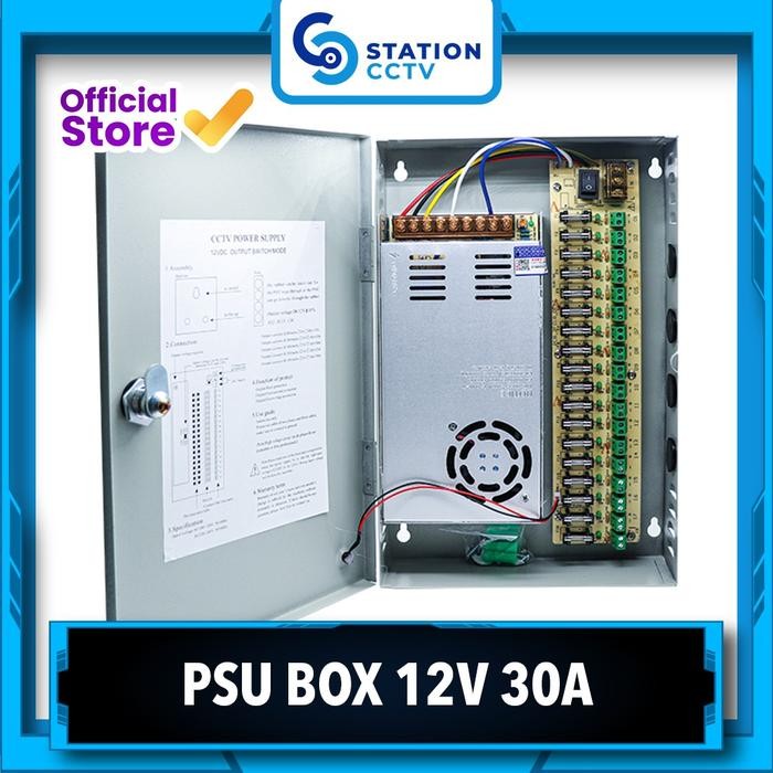 PSU BOX 30A 12V / SWITCHING POWER SUPPLY BOX 30 AMPERE