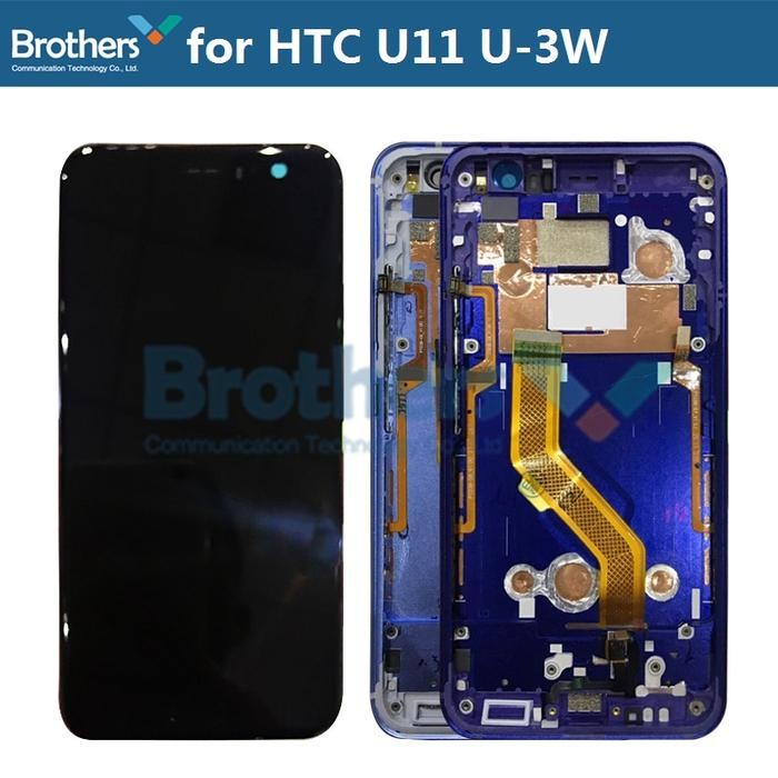 LCD SCREEN FOR HTC U11 U-3W LCD DISPLAY WITH FRAME BUTTON