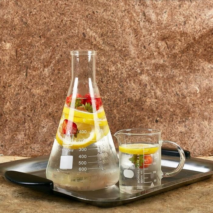 SUJI CONICAL GLASS 1000 ML-MENGUKUR ESSENTIAL OIL MIKROBIOLOGI KIMIA