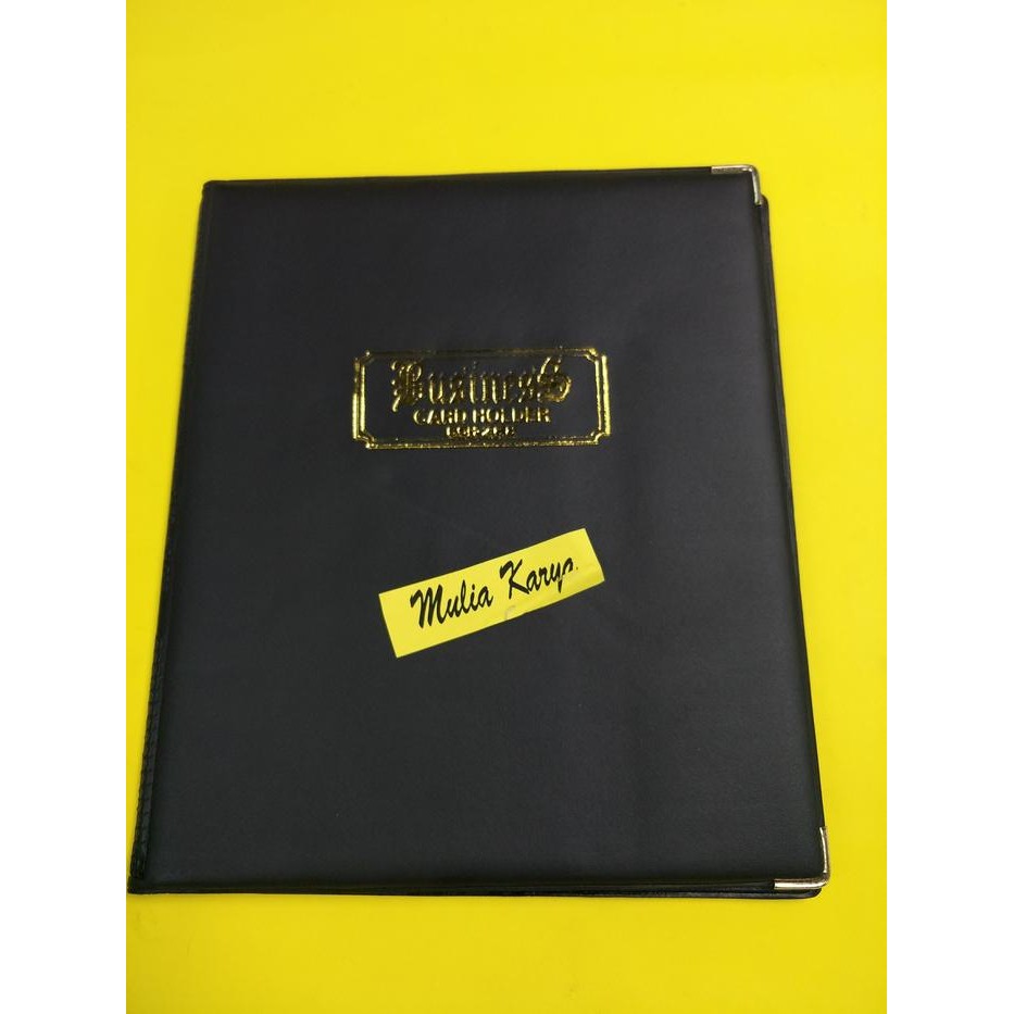 

Baru Buku Kartu Nama 288 Slot Organizer Name Card Holder Lengkap