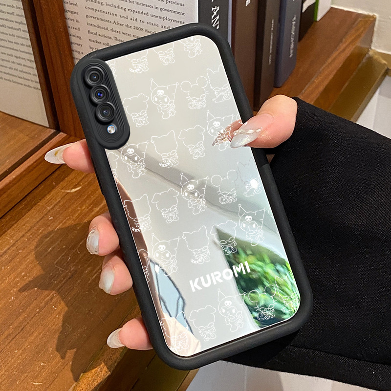Casing Hp Samsung Galaxy A50 A50s A30s Case Casing Gambar kartun pola Kesing HP Cesing cermin Kasing