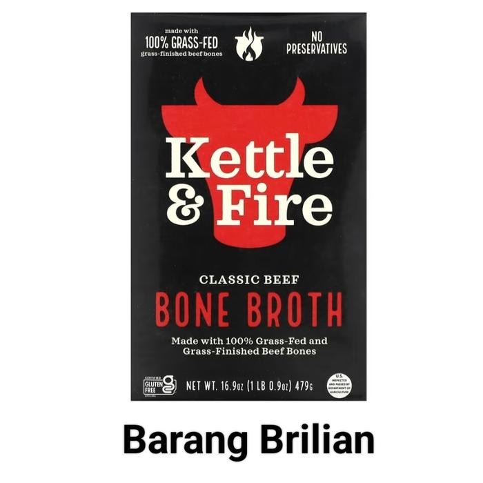 

Kettle & Fire Classic Beef Bone Broth 479 Gram