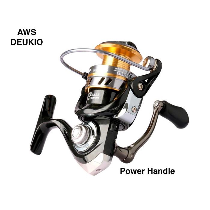 Reel Pancing Power Handle Deukio Cs1000-7000 Spool Metal