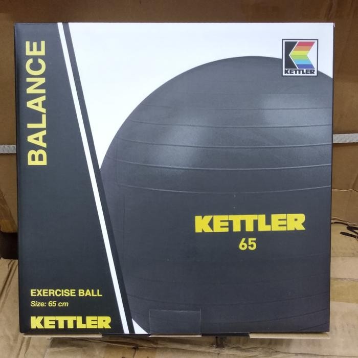 

Gym Ball Kettler Warna Hitam Original Diameter 65 cm / Gymball Kettler