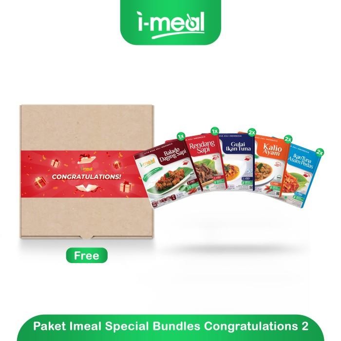 

Paket I-Meal Special Bundles Congratulations 2 SIap Makan