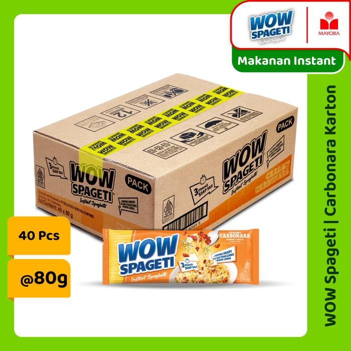 

Pasta WOW Spageti Creamy Carbonara Karton