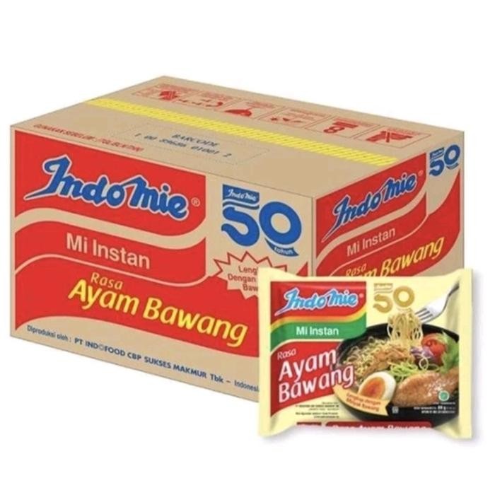 

Indomie Ayam Bawang 1 Dus = 40 Pcs