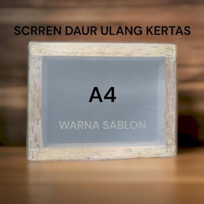 

Prima Screen Daur Ulang Kertas/ Cetakan Daur Ulang Kertas / Bubur Kertas A4