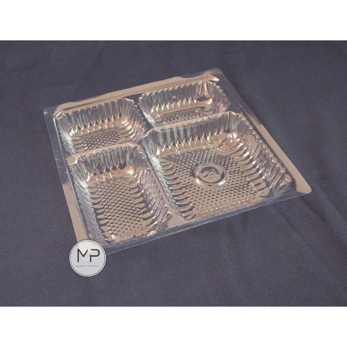 Terbaru Grosir Mika Kotak Nasi Sekat 4 Box Nasi 18X18Cm Per Dus