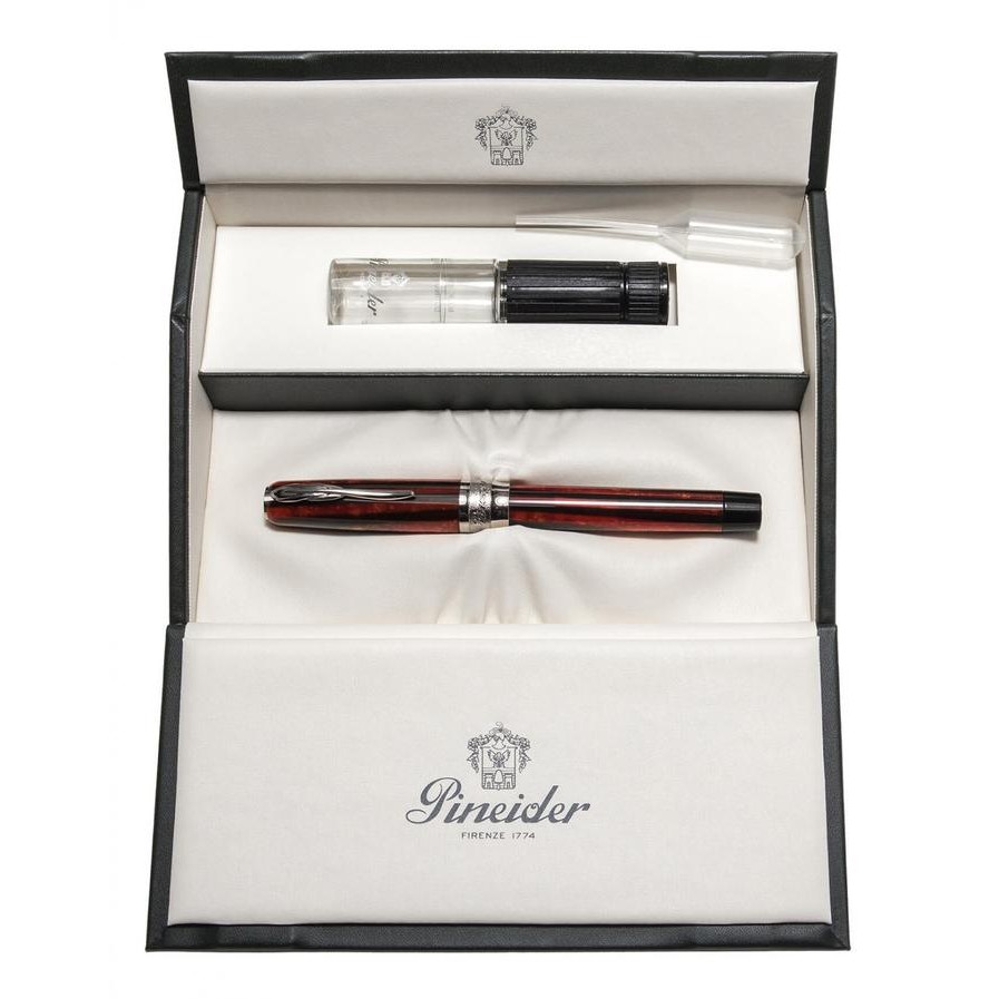 

PINEIDER - ARCO FIRE FOX 14K FOUNTAIN PEN , ROLLERBALL & BALLPOINT