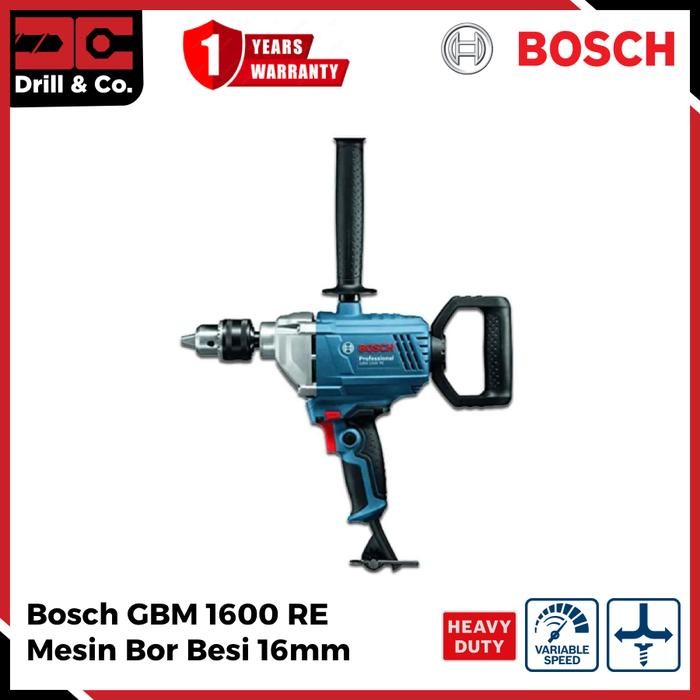 Bosch Gbm 1600 Re Mesin Bor Besi 16Mm / Mesin Bor