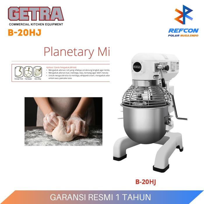 GETRA B-20HJ / B 20 HJ / B20 Planetary Mixer Pengaduk Adonan Roti 20 L