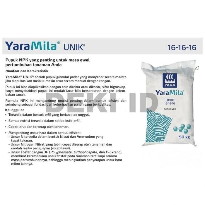 Jual YaraMila Unik 50 Kg Via Kargo Pupuk NPK 16 Yara Mila Tanaman