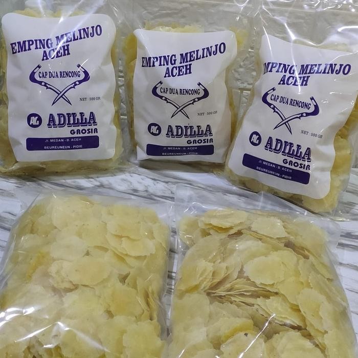 

Emping Aceh Suoer Grade A 500G (Adilla) Terlaris