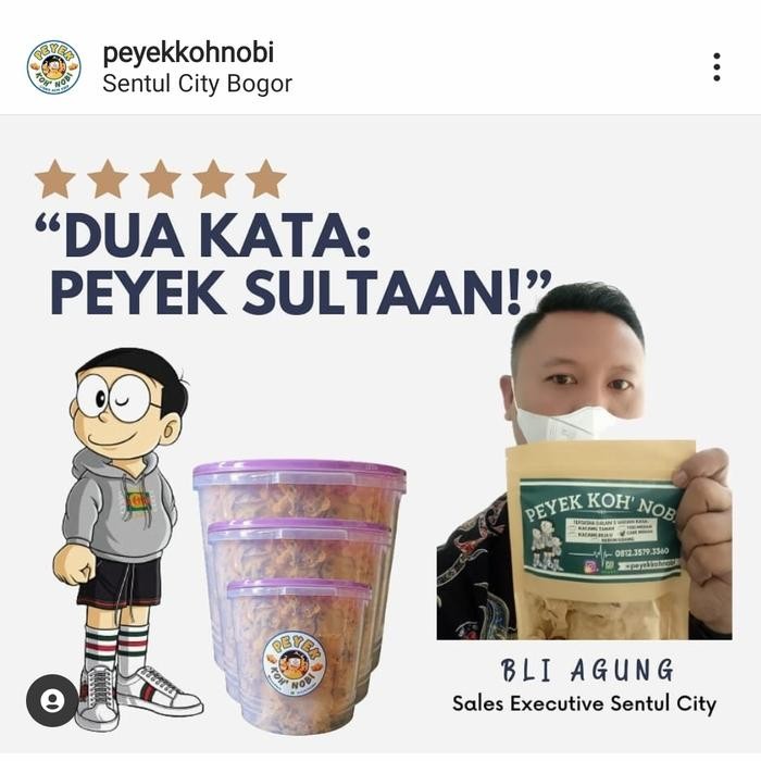 

Peyek Viral Koh Nobi Paket Family Best Quality Asli 100% Original