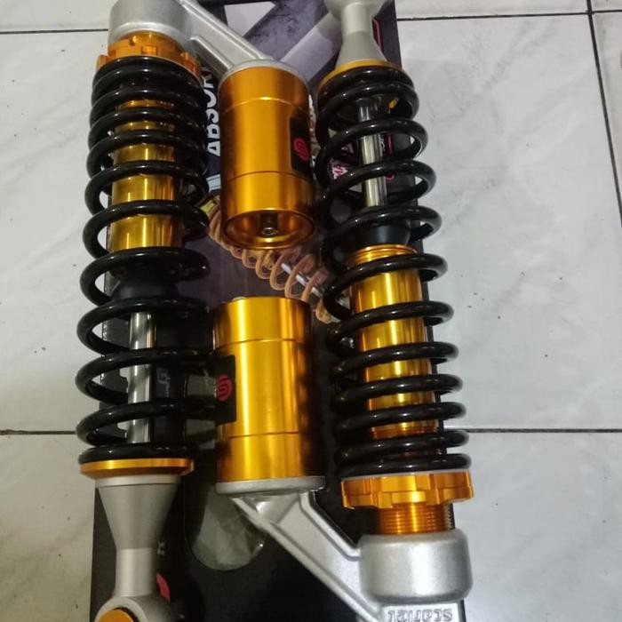 Shock Breaker Belakang Tabung Atas Merek Scarlet Uk 340Mm