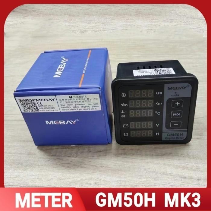 Populer Mebay Engine Meter Gm50H Gauge Gm 50H Digital Gauge Gm50H Original