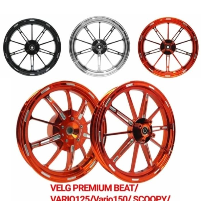 Velg Recing Premium Vnd Vd P10 H Vario 110/Beat/ Scoopy Uk 185/215-14