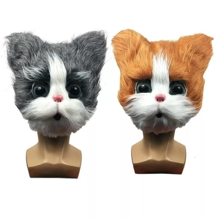 Topeng Kucing Lucu Cute Cat Halloween Cosplay