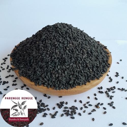 

Wijen Hitam Sangrai / Black Sesame Seed Roasted 1Kg Best Quality Asli 100% Original