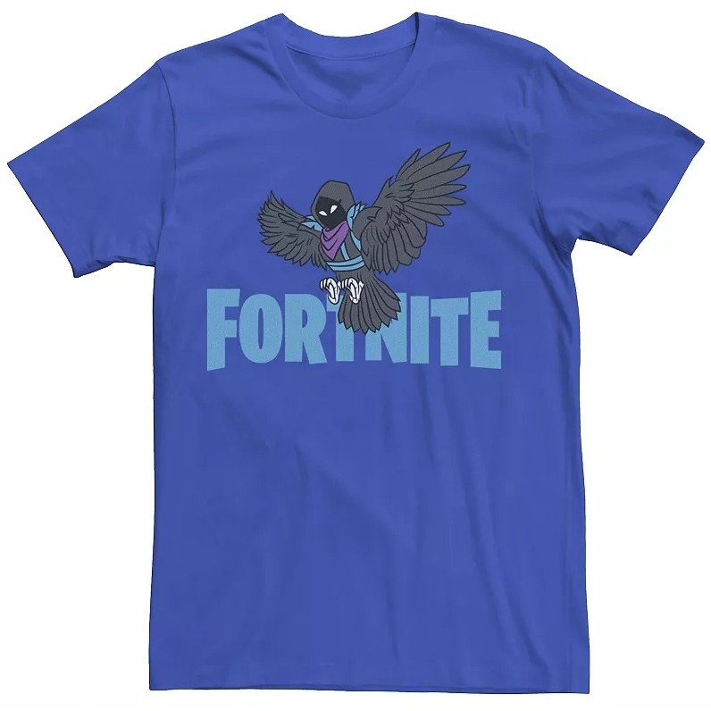 Kaos Logo Raven Fortnite Katun CrewNeck Unisex Pria Wanita