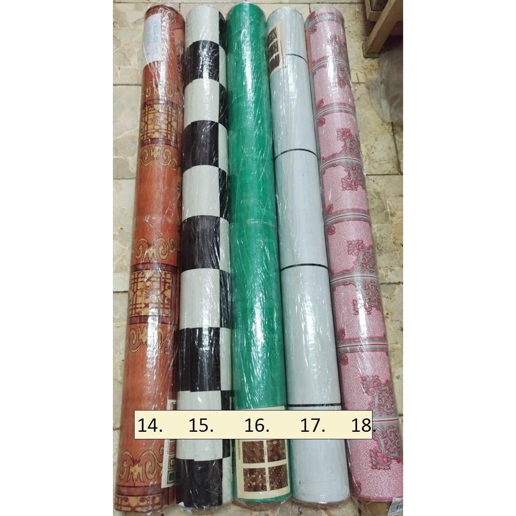 (Allthebest) Karpet PVC vinyl plastik meteran