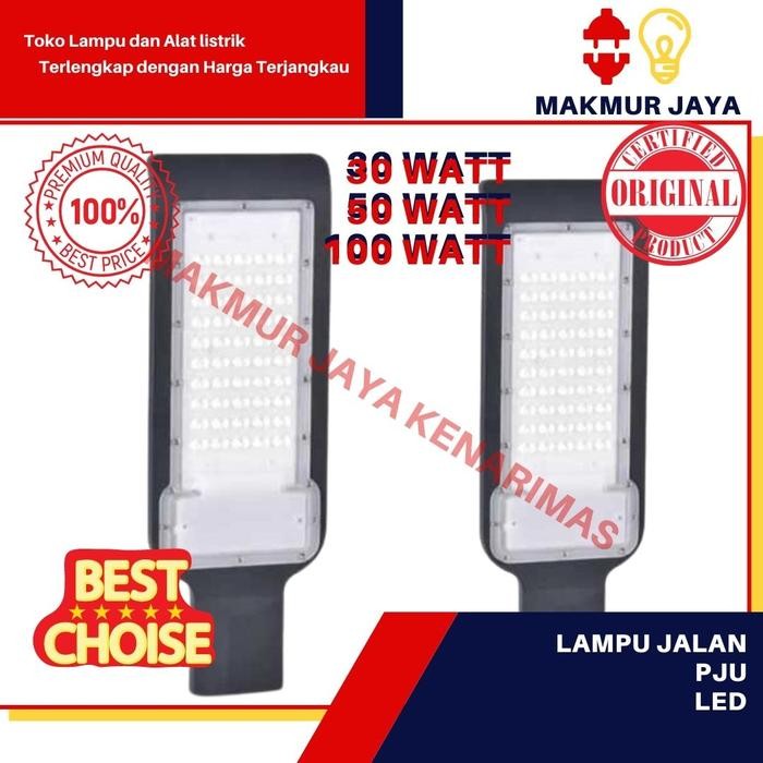 Lampu jalan PJU LED 50W 100W 220v murah/ PJU LED 50W 100W 220v