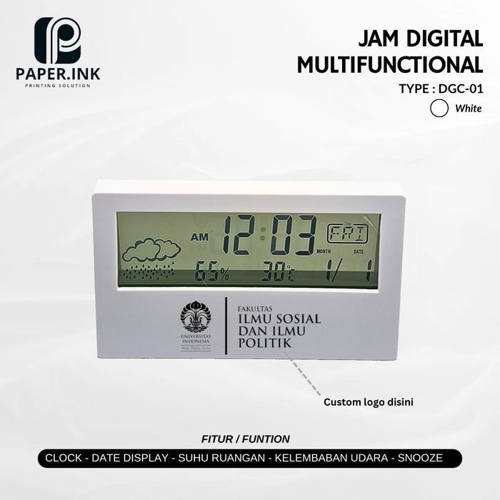 Jam Digital Multifunction Custom - DGC01 - Souvenir si