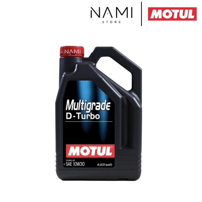 *MOTUL MULTIGRADE D-TURBO (4L) GALON* Oli Mesin Mobil Diesel - Original