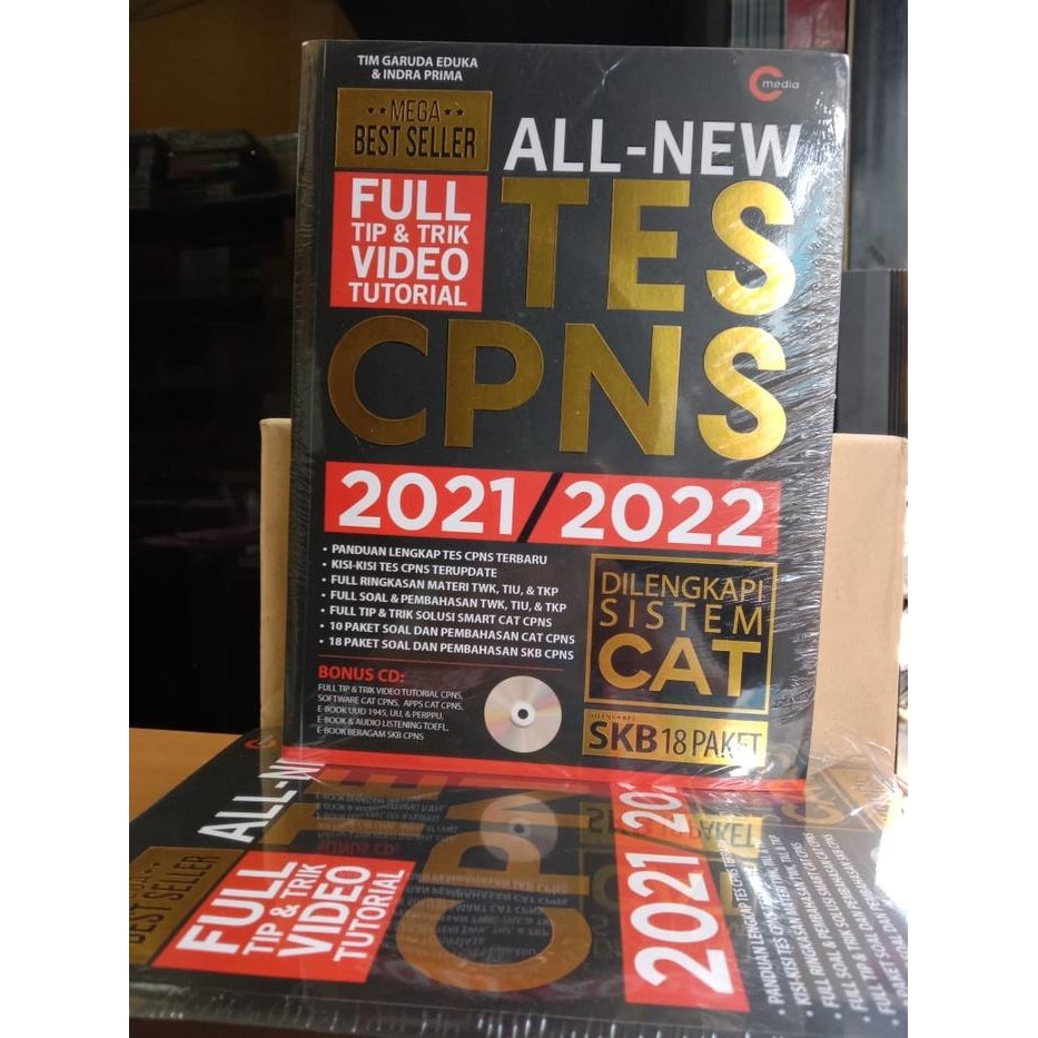Origianal - Buku All New Tes CAT CPNS 2021/2022 Oleh Tim Garuda Eduka