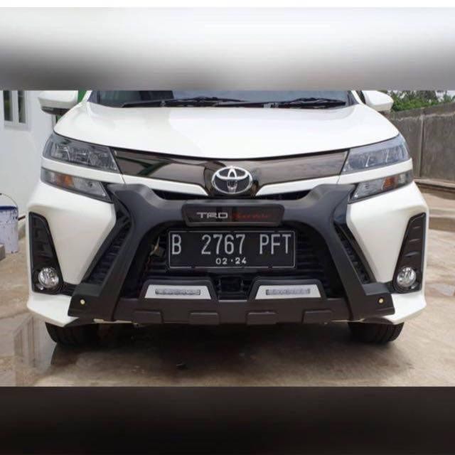 Stok Terbatas Tanduk Pengaman Bemper Depan All New Avanza Xenia 2019 Trd Led Black