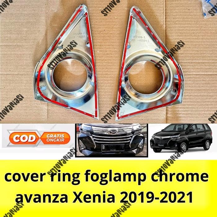 Cover Foglamp/Ring Foglamp Avanza/Xenia 2019 Chrome
