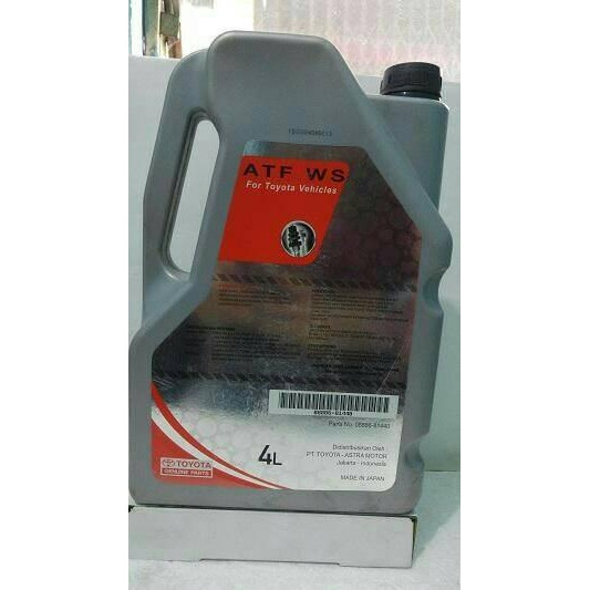 Oli Mobil Toyota ATF Matic Ws Kemasan Galon