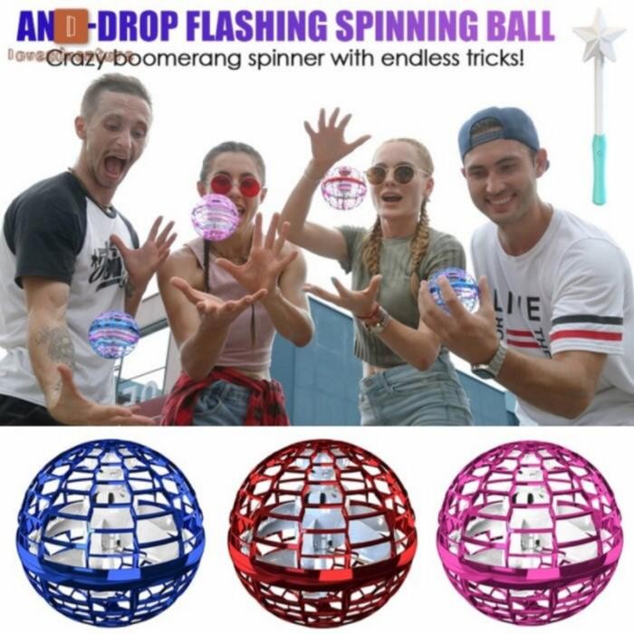 Mainan Viral Drone Bola Ufo Terbang Usb -Mainan Bola Ufo Terbang -Gratisongkir