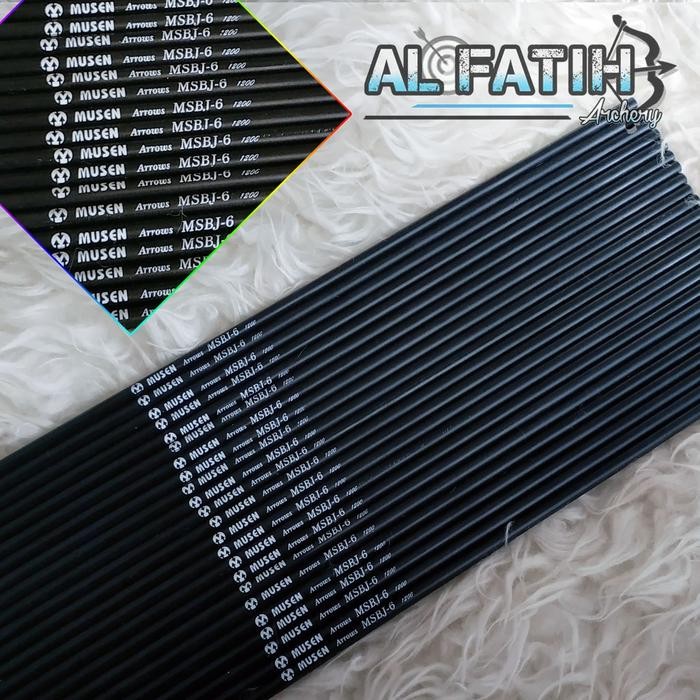 shaft fiber musen 6mm msbj-6 spine1200 / shaft untuk arrow kode 665