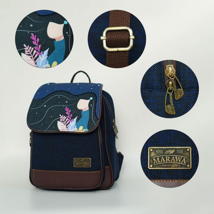 Marawa Binar Series Tas Ransel Wanita Backpack Tablet