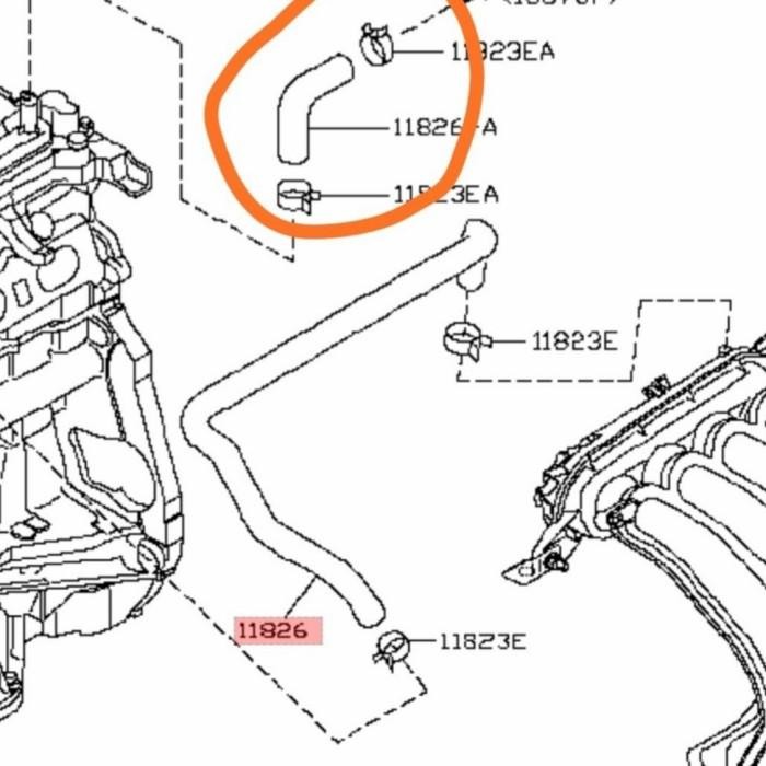 Selang Pvc Valve Nissan Livina Evalia Juke Original