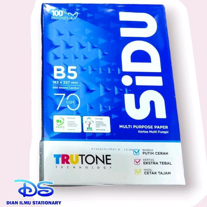 

Kerta Hvs Sidu B5 70 Gram Paper Stationery Kode 337