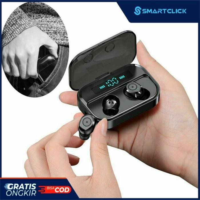 Headset Wireless Earphone Earbuds Bluetooth Touch Control TWS 9 SurgaBelanja