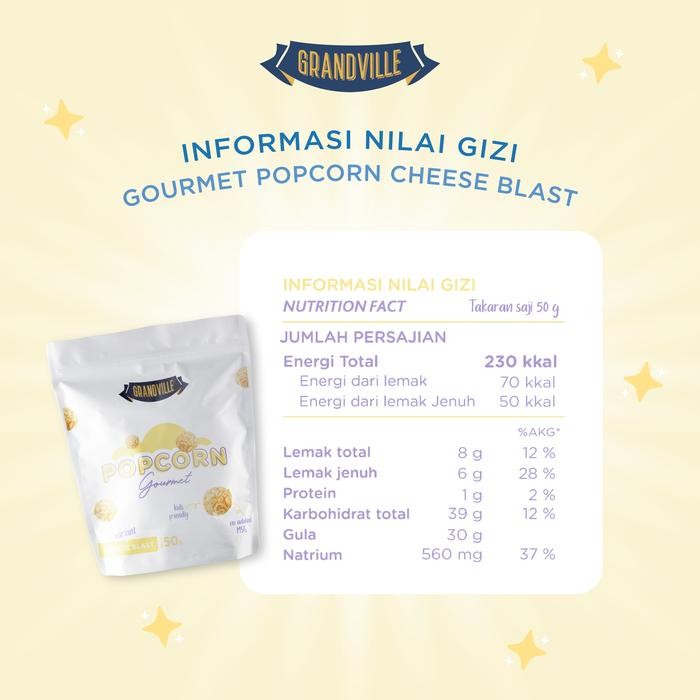 

Diskon! Promo Grandville Popcorn Gourmet Double Pack Snack Premium